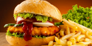vollständige Ablehnung von Fast Food