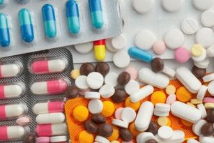 Vielzahl von Medikamenten gegen Prostatitis