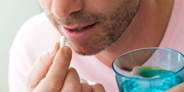 Einnahme von Medikamenten gegen Prostatitis