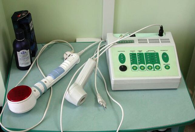 Physiotherapiegerät zur Verwendung bei chronischer Prostatitis
